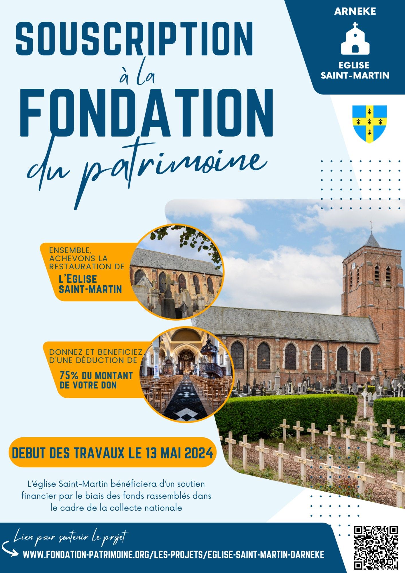 Pour la restauration de l'édifice