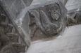 Ornamentale Skulptur im Schiff