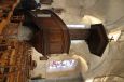 The pulpit hanging