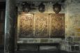 Carved wooden panel
