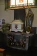 Oak reliquary shrine from 1661 (listed building)
