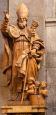 Zwei Statuen des Chores